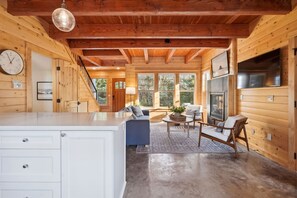 Living Room at Driftwood Cottage