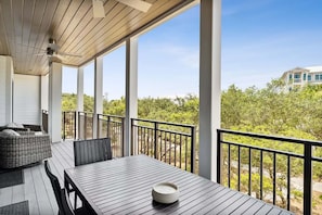 South Facing Balcony with Ample Seating