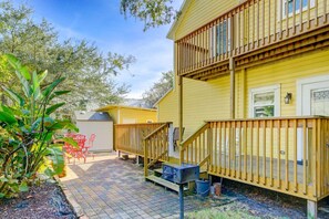 Relax on the porch and savor the moments of tranquility