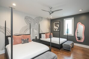 Bedroom 1 - 2 queen beds with ensuite bathroom
