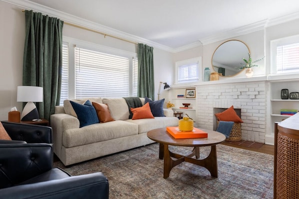 Spend quality time with family and friends in this spacious living area