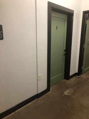 Loft has no stairs. Ground floor.