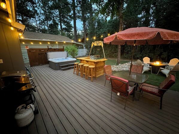 BBQ some dinner and have a meal in your own personal space.