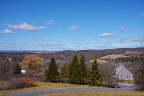 Daytime views from the deck