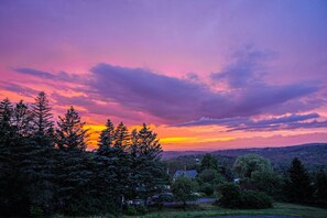 Sunset views from the Deck