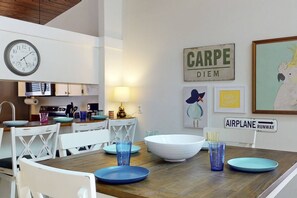Modern dining area
