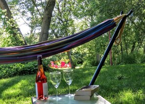 Hammock in the sunshine.