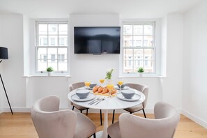 The dining area