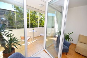 terrace with table and chairs