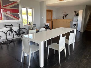 Kitchen/dining space.
