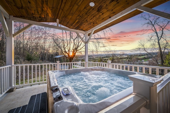 Bain à remous extérieur