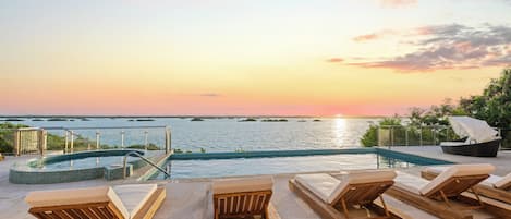 Stunning sunrise at Alta Bella Villa and Spa
