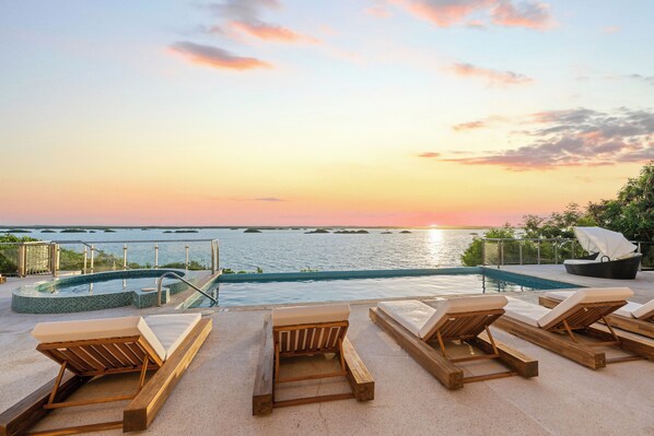 Stunning sunrise at Alta Bella Villa and Spa