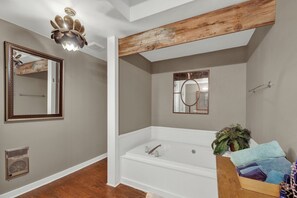 Soak after a long day on the town.