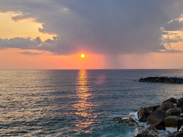 Vista al agua