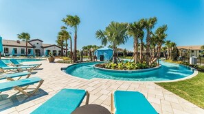 Beautiful 5 bed 4 bath villa located in Windsor At Westside Resort