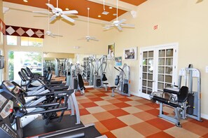 Sweat it out in style: Our state-of-the-art fitness room awaits your energy!