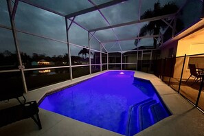 Beautiful Color-changing LED Pool Lighting Makes Night Swimming a Dream!