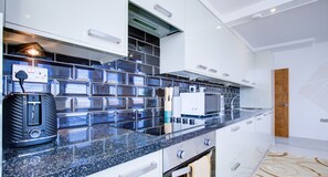 Kitchen at Livra Estate Short Lets & Serviced Accommodation