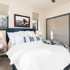2nd bedroom - queen tuft & needle mattress