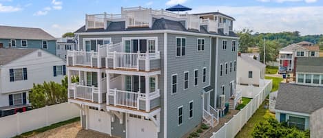 Enjoy your stay in this stunning, newly constructed Hampton Beach property with breathtaking views from every level.