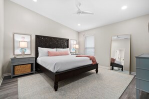 primary bedroom- king bed
