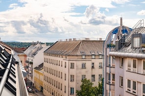 Blick von der Unterkunft