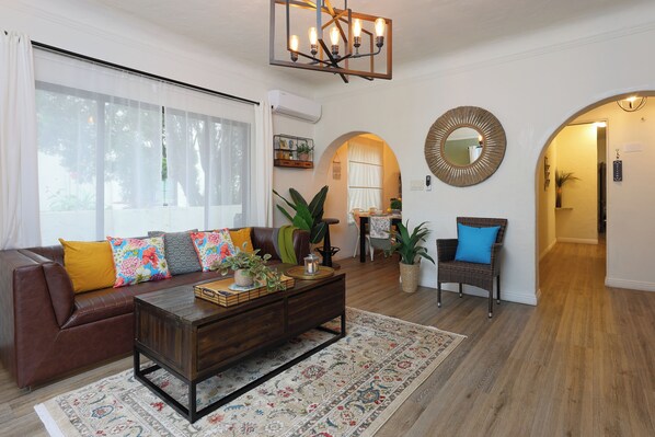 The open layout makes the home feel spacious and connected.