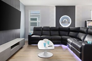 Game Loft w/ Arcade Machine & Poker Table