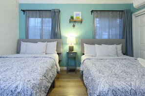 Enjoy the convenience of AC, heating, and a TV for a relaxing stay!