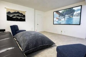 Home theater with smart projector