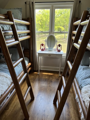 The bunk room sleeps 4 and is always a favorite among kids.