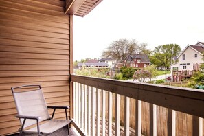 Balcony with westward view