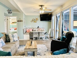Open concept floor plan