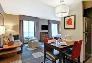 Living and dining area