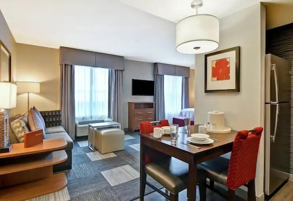 Living and dining area
