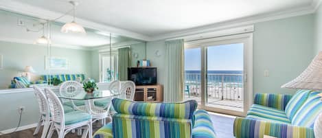 Gulf front living room