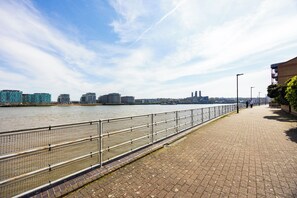 Enjoy scenic riverside strolls