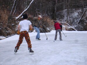 Skating on the river