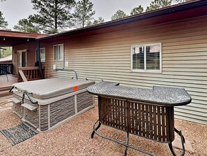 Hot Tub & Outside Bar
