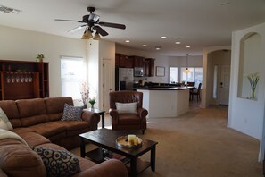 Living Room and Kitchen 