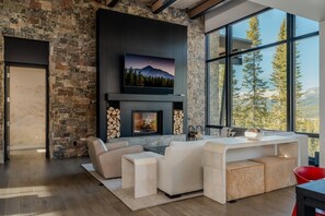 Indoors, Fireplace, Furniture, Living Room, Floor