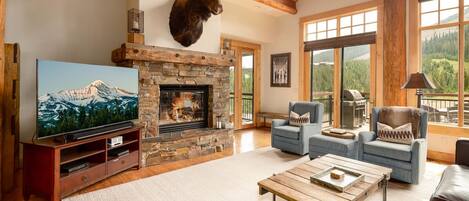 Furniture, Indoors, Living Room, Home Decor, Fireplace