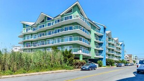 One and a half blocks from the beach