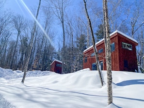 Nestled in the woods