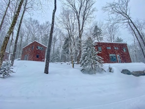 3 cabins on property