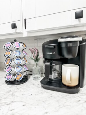 Kaffe och/eller kaffebryggare