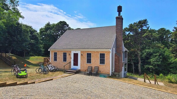 Comfortable home is just a three-minute walk into town (bikes not included)