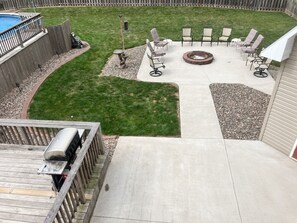 Patio and firepit