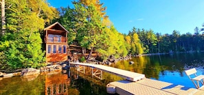 Shared Dock on Moosehead Lake